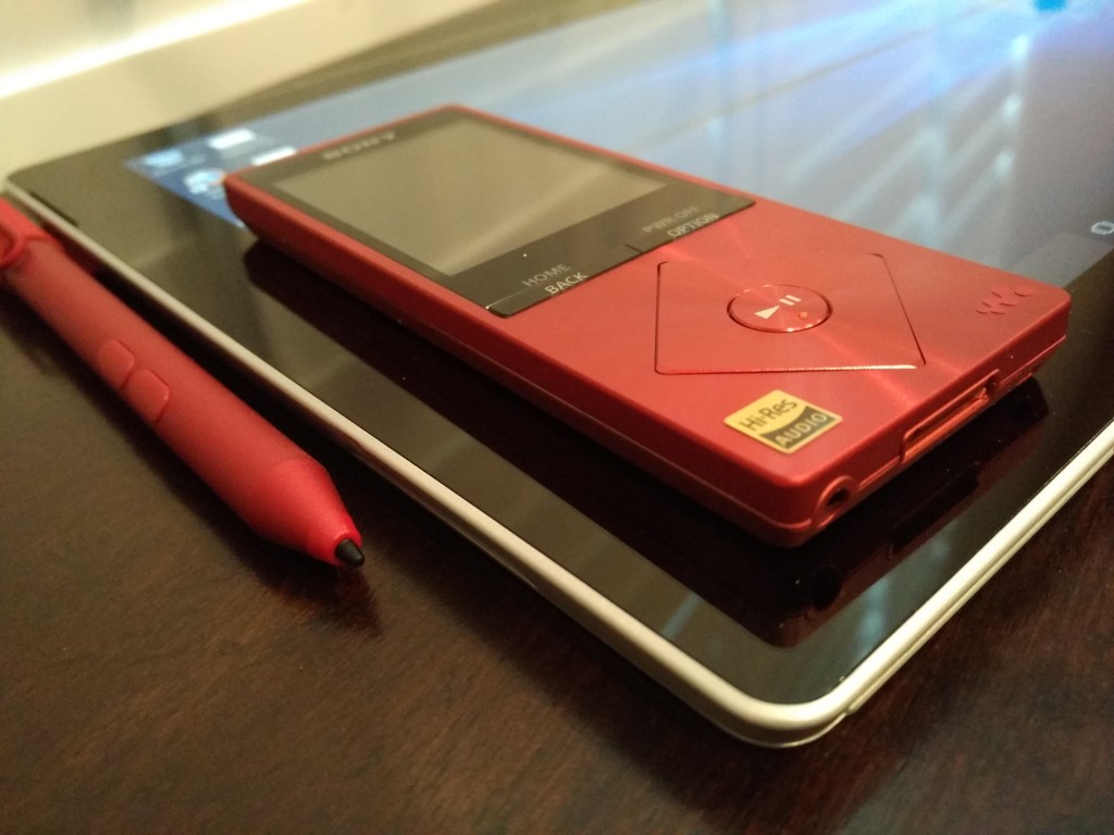 Sony Walkman Series A with Microsoft Surface 3-01