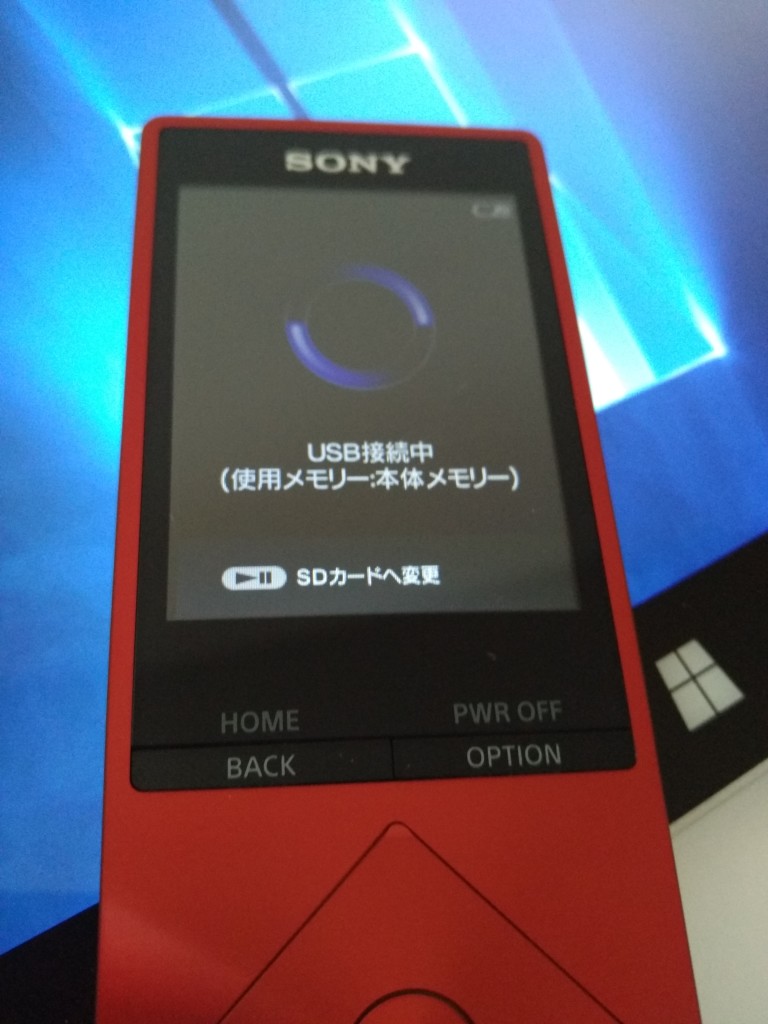 Sony Walkman Series A with Microsoft Surface 3-13