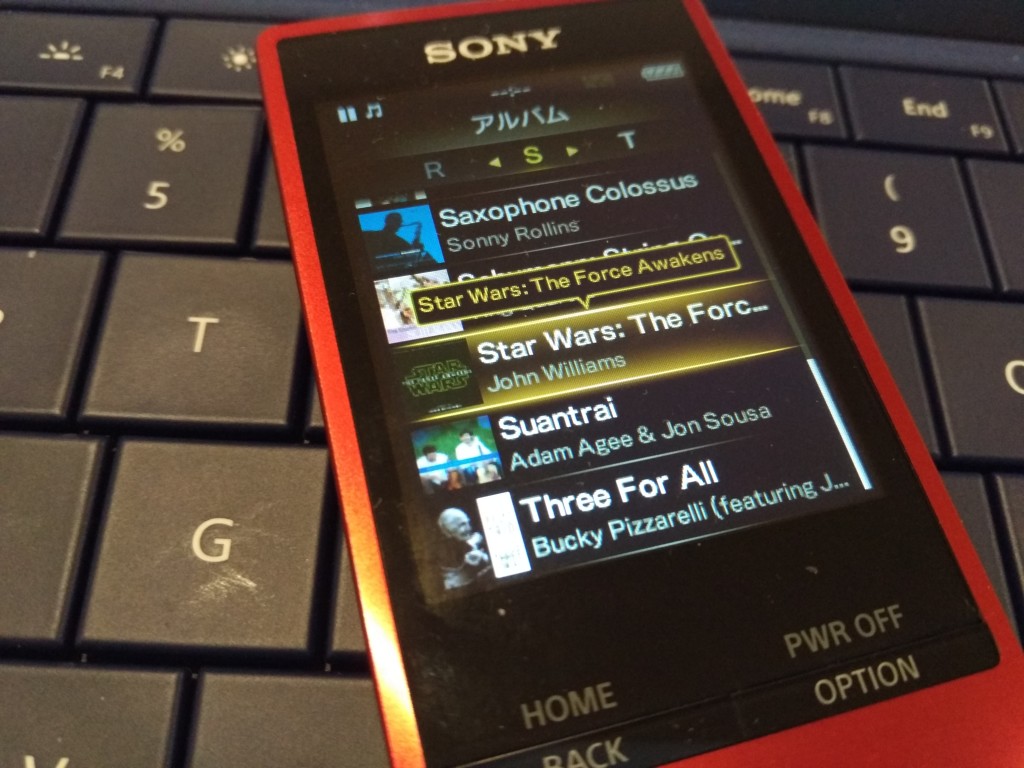 Sony Walkman Series A with Microsoft Surface 3-15