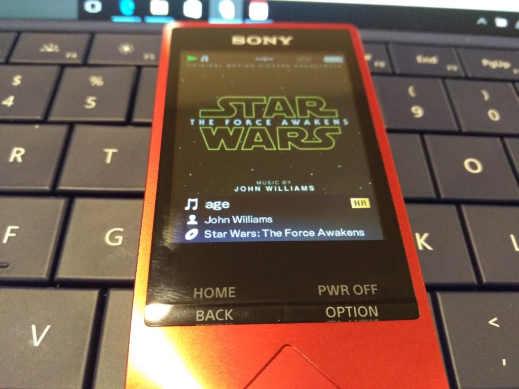 Sony Walkman Series A with Microsoft Surface 3-18