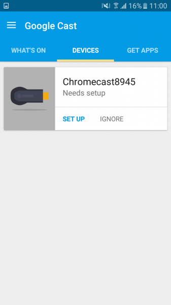 samsung j5 chromecast