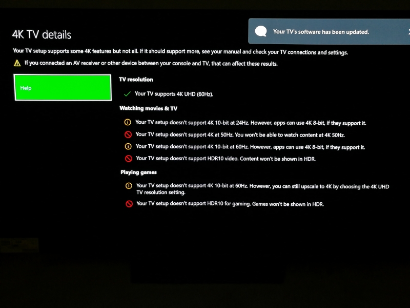 Xbox One X 4K HDR Color Settings Quick Guide