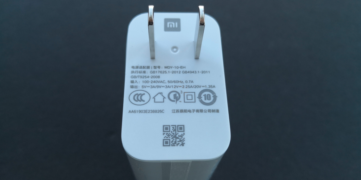 Xiaomi Mi 20w Charger Type C