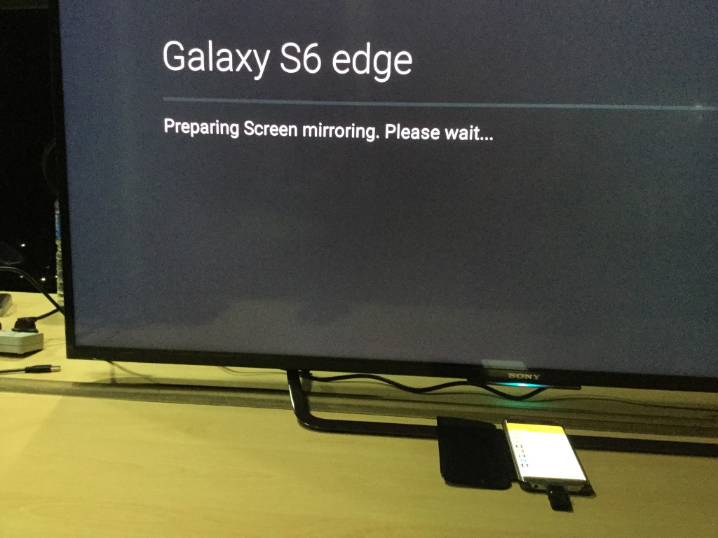 Samsung S6 Edge Miracast not working with Sony 4K TV Setup 5 1024x768