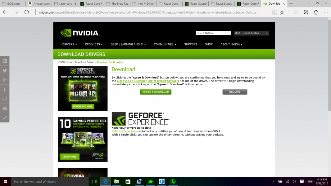 nvidia geforce gtx 960 driver update