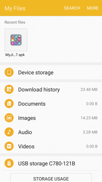 samsung j5 prime internal storage