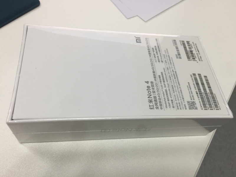 Unboxing the Xiaomi Redmi Note 4 - GTrusted