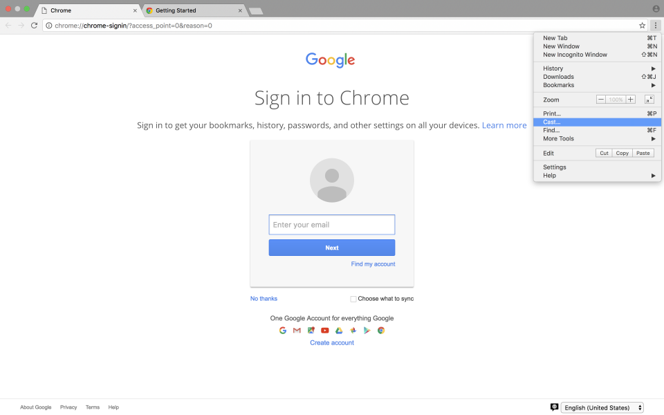 google chrome download for macbook pro