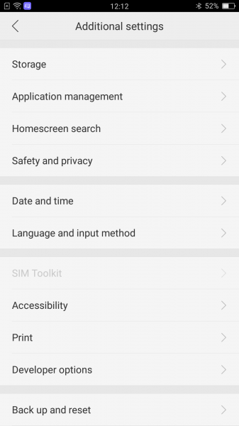 oppo f1s otg setting