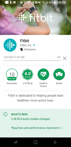 fitbit for samsung galaxy s8