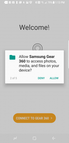 samsung gear 360 app on other devices