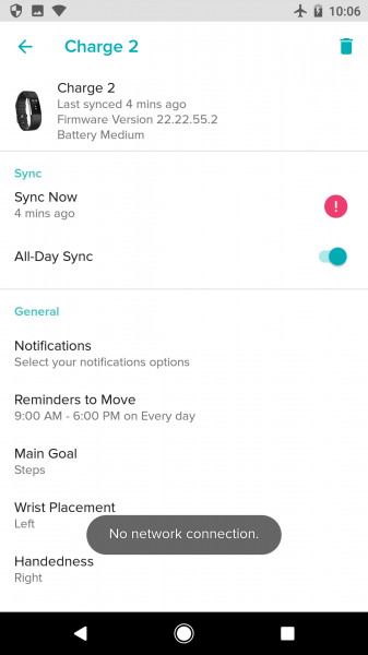 fitbit charge 3 change time zone