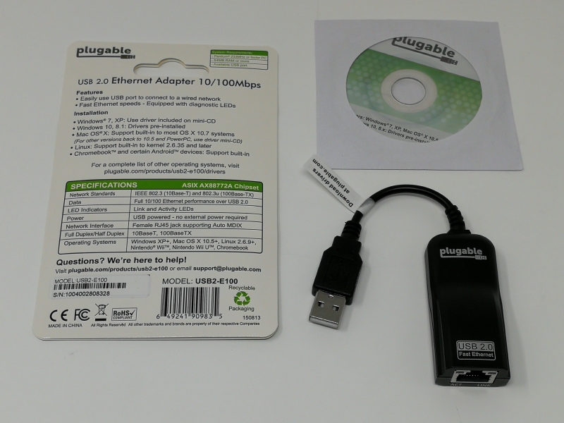 cable matters usb 2.0 to ethernet driver