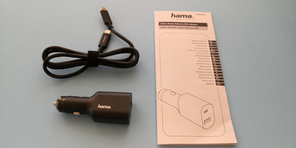 Chargeur Hama pour téléphones portables Power Delivery